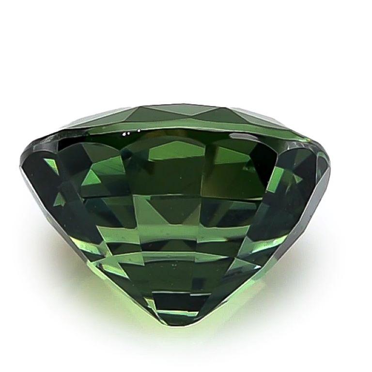 Natural Unheated Teal Bluish Green Sapphire oval shape 3.09 carats w GIA Report für Damen oder Herren im Angebot