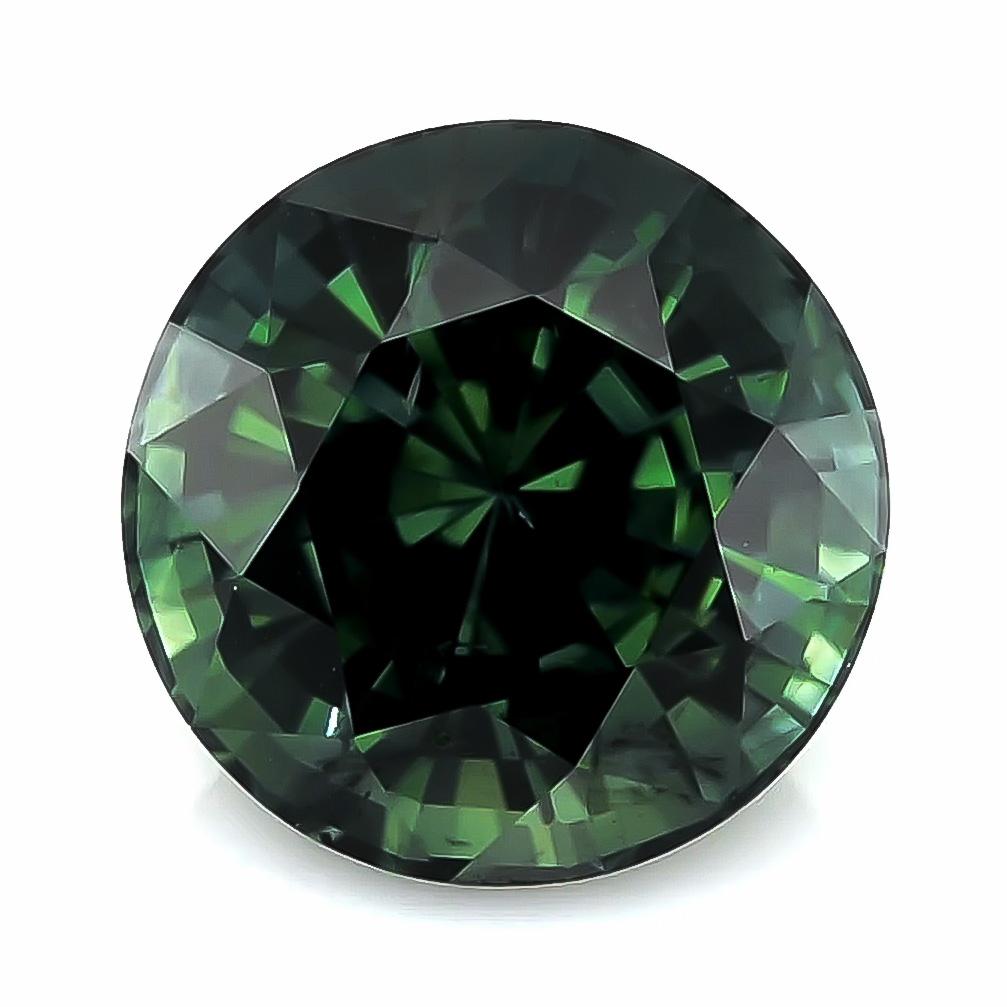 Natural Unheated Teal Green-Blue Sapphire Gemstone 7.34 carats with GIA Report