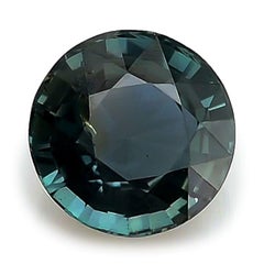 Natürlicher unerhitzter Teal grünlich blauer Saphir Edelstein 1,33 Karat w GIA Bericht