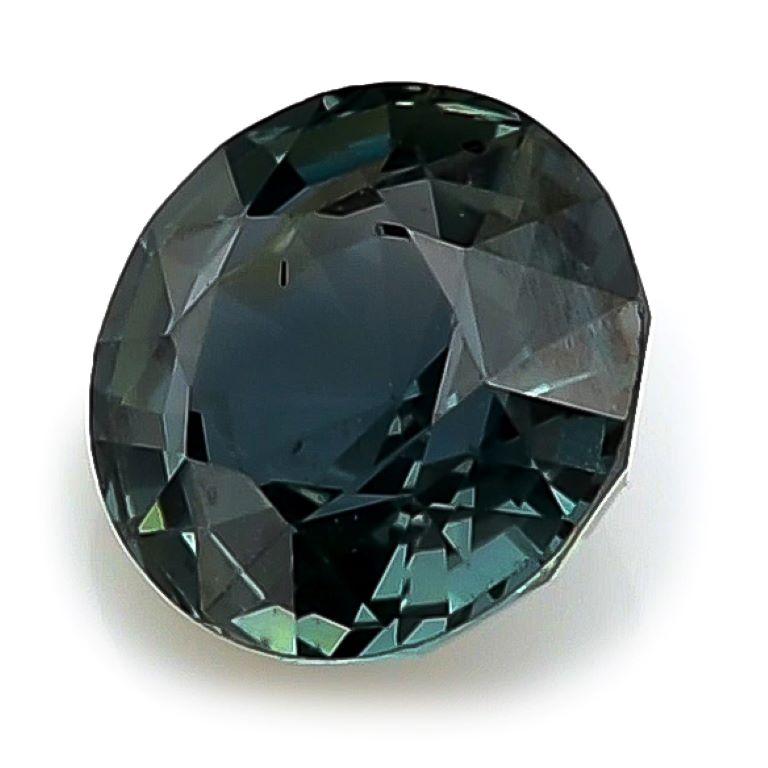 Natural Unheated Teal Greenish Blue Sapphire Gemstone 1.33 carats w GIA Report In condizioni Nuovo in vendita a Los Angeles, CA