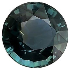 Natural Unheated Teal Greenish Blue Sapphire Gemstone 1.33 carats w GIA Report