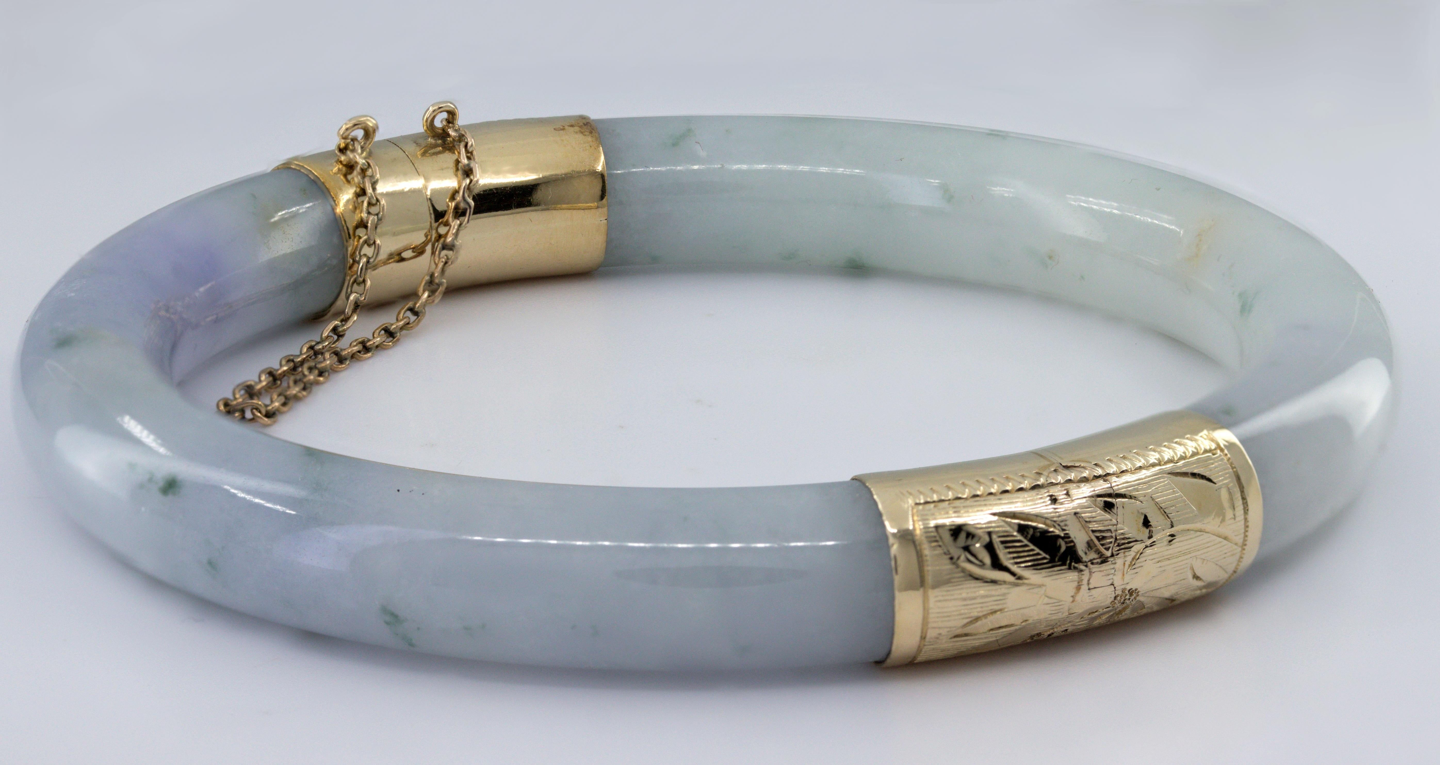 hinged jade bracelet