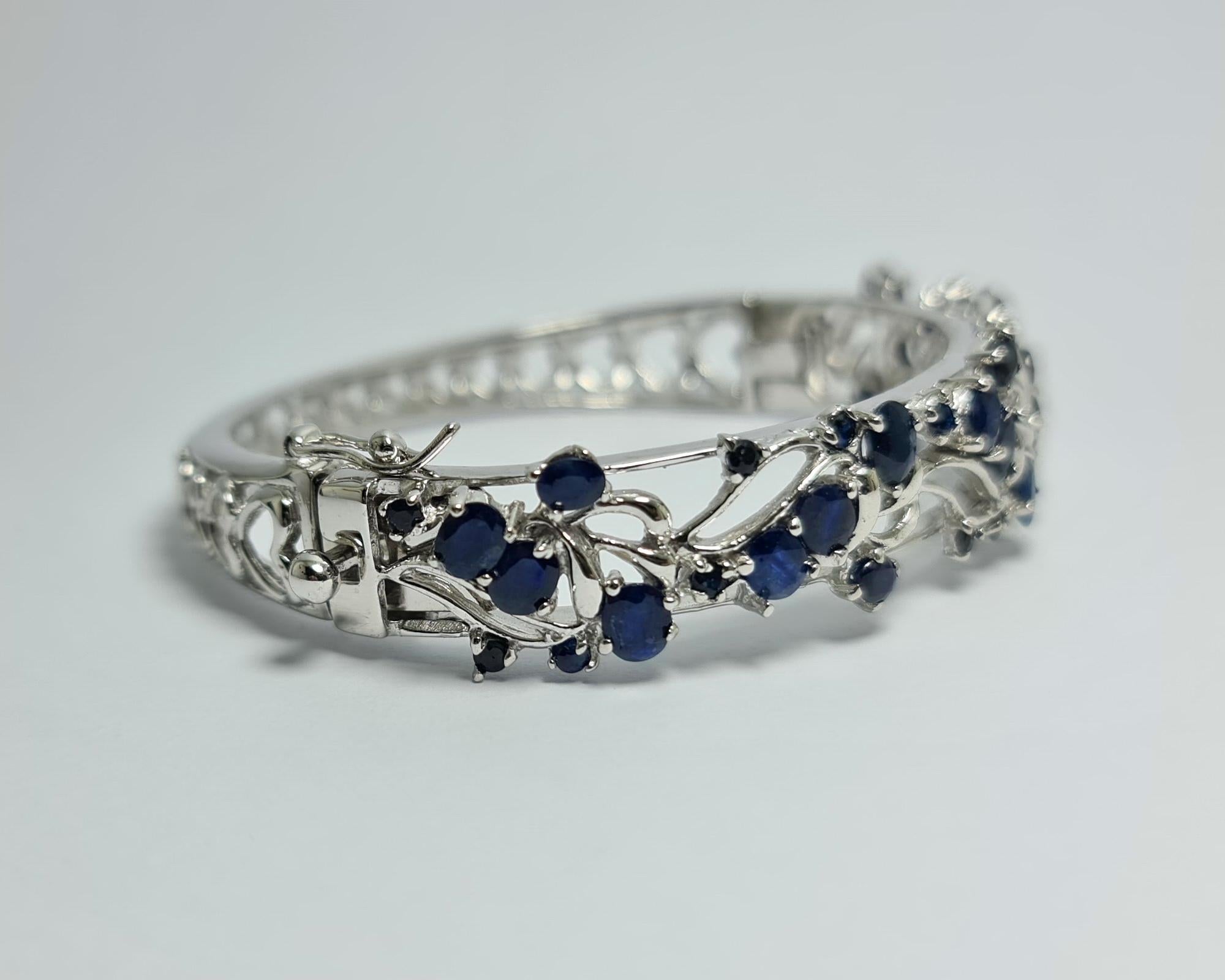 rhodium bangles