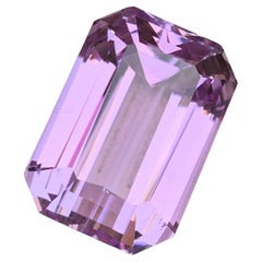 Natürliche vibrierende lila Kunzit 65,61 Ct Smaragd Schliff lose Edelstein für Anhänger