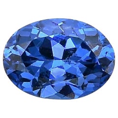 Espinela azul cobalto vietnamita natural certificada por GIA 0,54 quilates