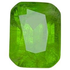 Natürlicher Vivid Green Peridot 22,15 Karat Cushion Cut Lose Edelstein für Anhänger