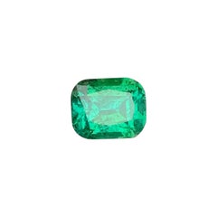 Natural Vivid Green Tourmaline Cushion Cut    Loose Gemstone for Fine Jewelry