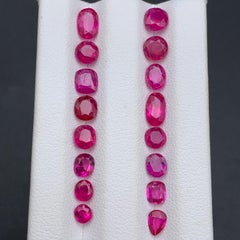 Natürliche Vivid Pink & Red Ruby Parcel 7.69Ct Oval Cushion Lose Edelsteine Schmuck