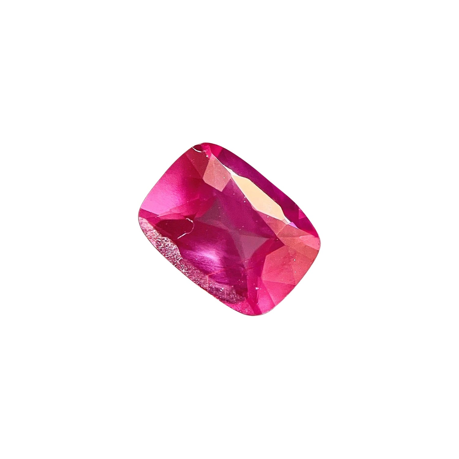 Natural Vivid Pink Sapphire Loose Gemstone for Jewelry Making, 1.02 Ct