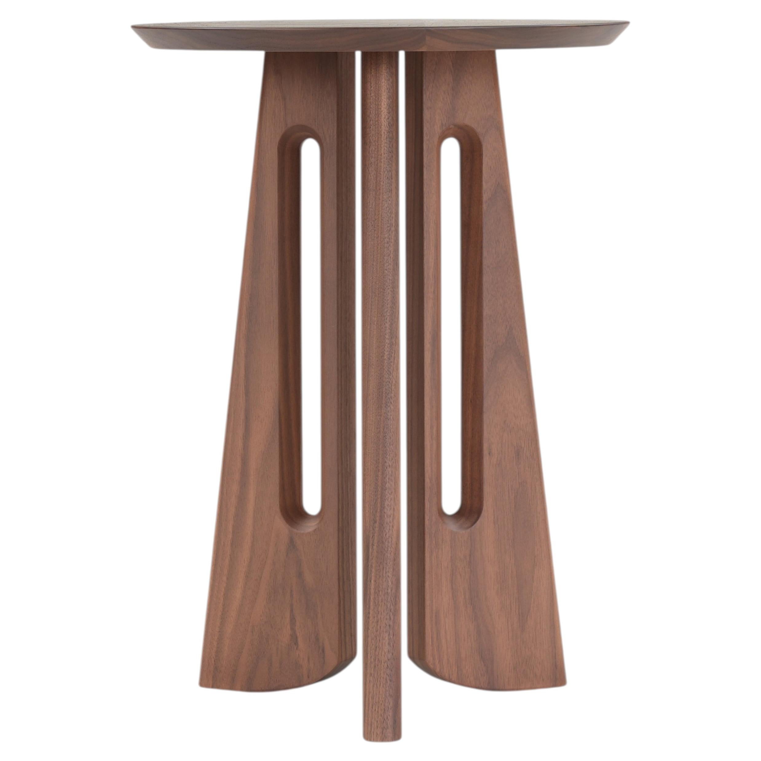 Natural Walnut Eno Accent Table by A. Jacob Marks