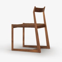 Natural Walnut Lineground no. 2 Chair by A. Jacob Marks