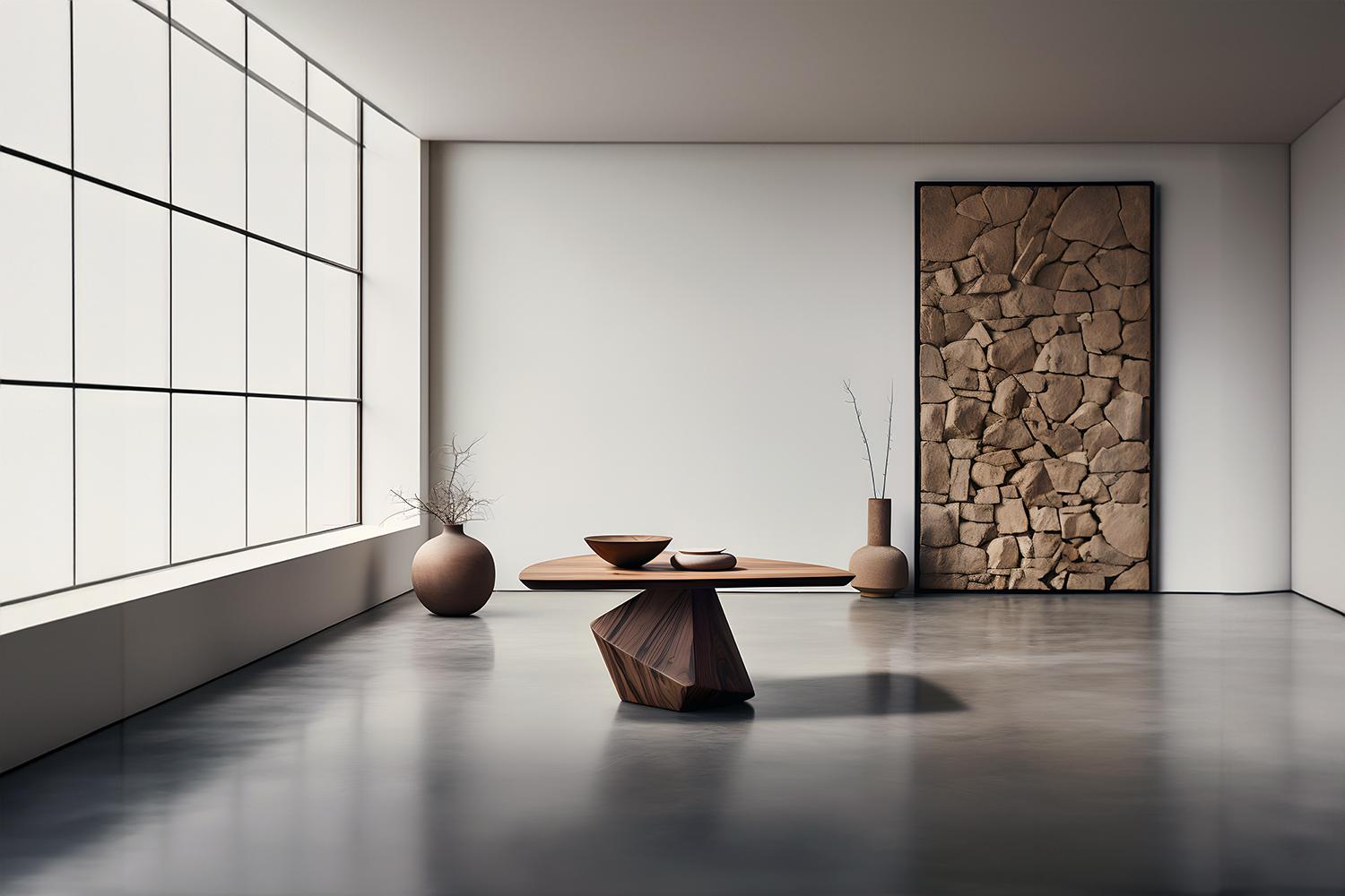 Sculptural Coffee Table Made of Solid Wood, Center Table Solace S30 by Joel Escalona


The Solace table series, designed by Joel Escalona, is a furniture collection that exudes balance and presence, thanks to its sensuous, dense, and irregular
