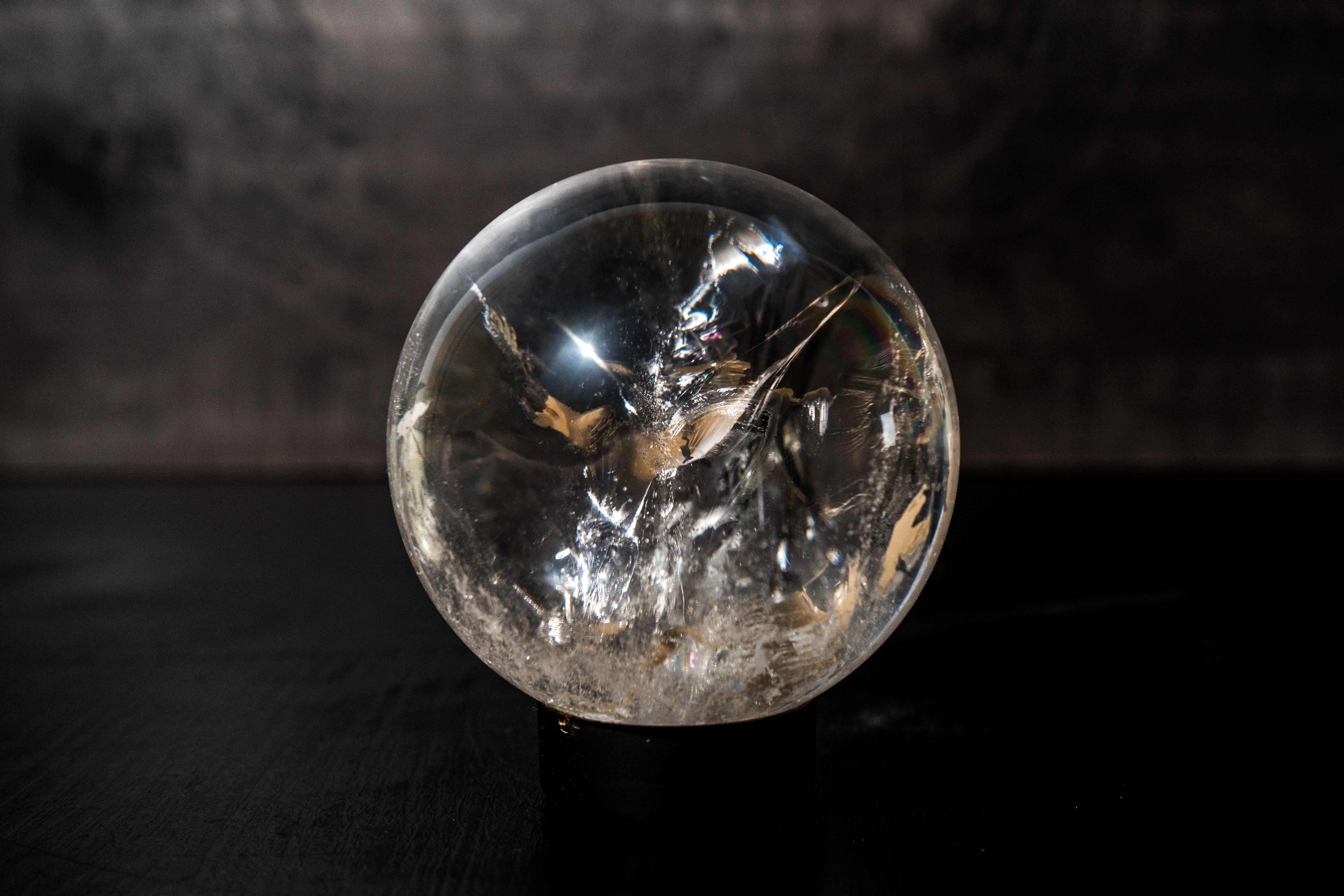 Sphère d'eau douce en quartz naturel Neuf - En vente à Ametista Do Sul, BR
