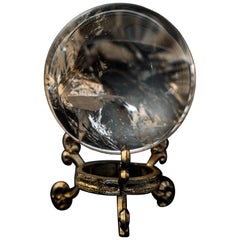 Natural Water-Clear Quartz Sphere