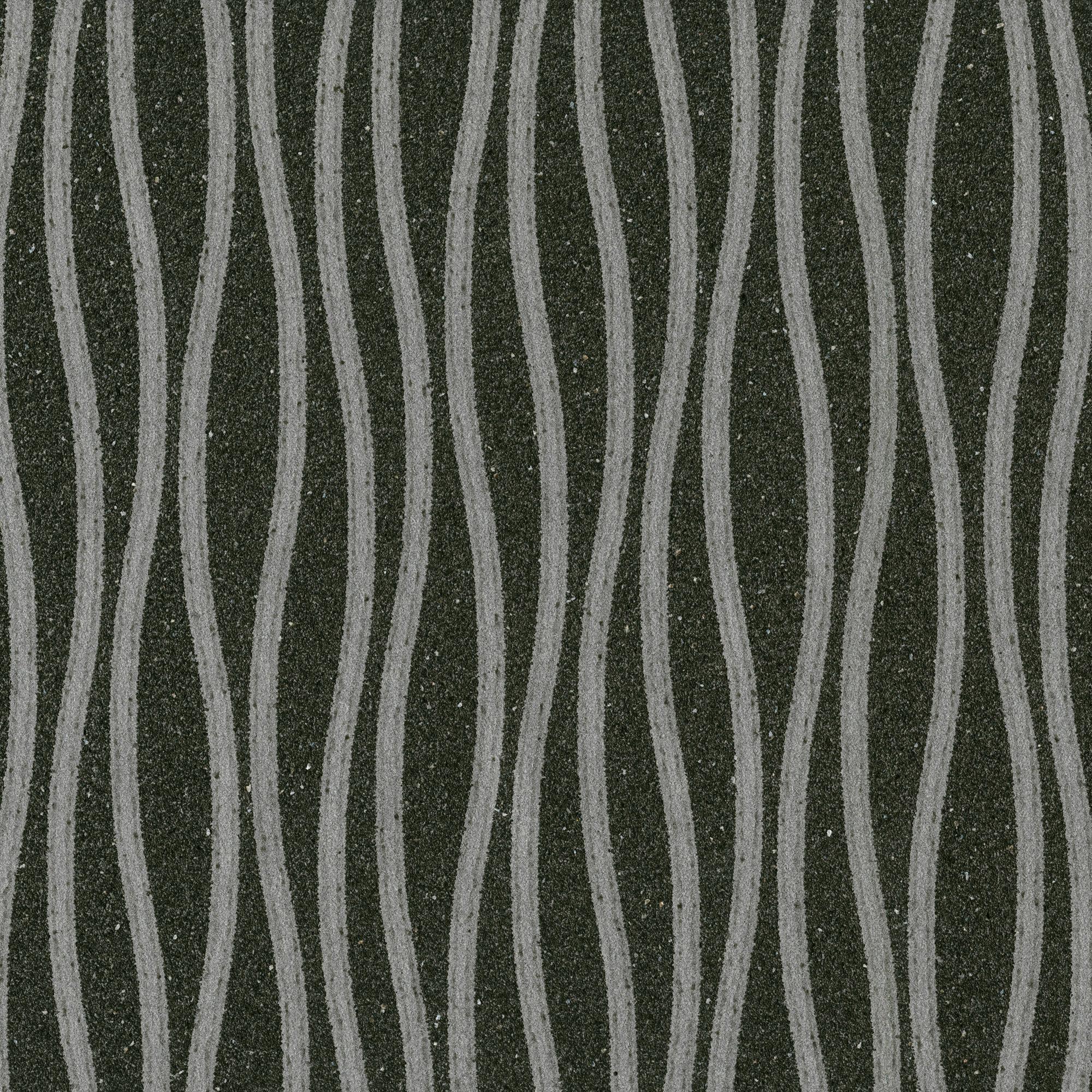 Natural Waved Mica Wallcovering / Wallpaper, 11 Yard Roll In New Condition For Sale In Toronto, ON
