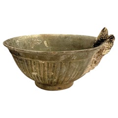 Natural Weathered Patina Ship Wrecked Ceramic Bowl, 16th Century, Thailand