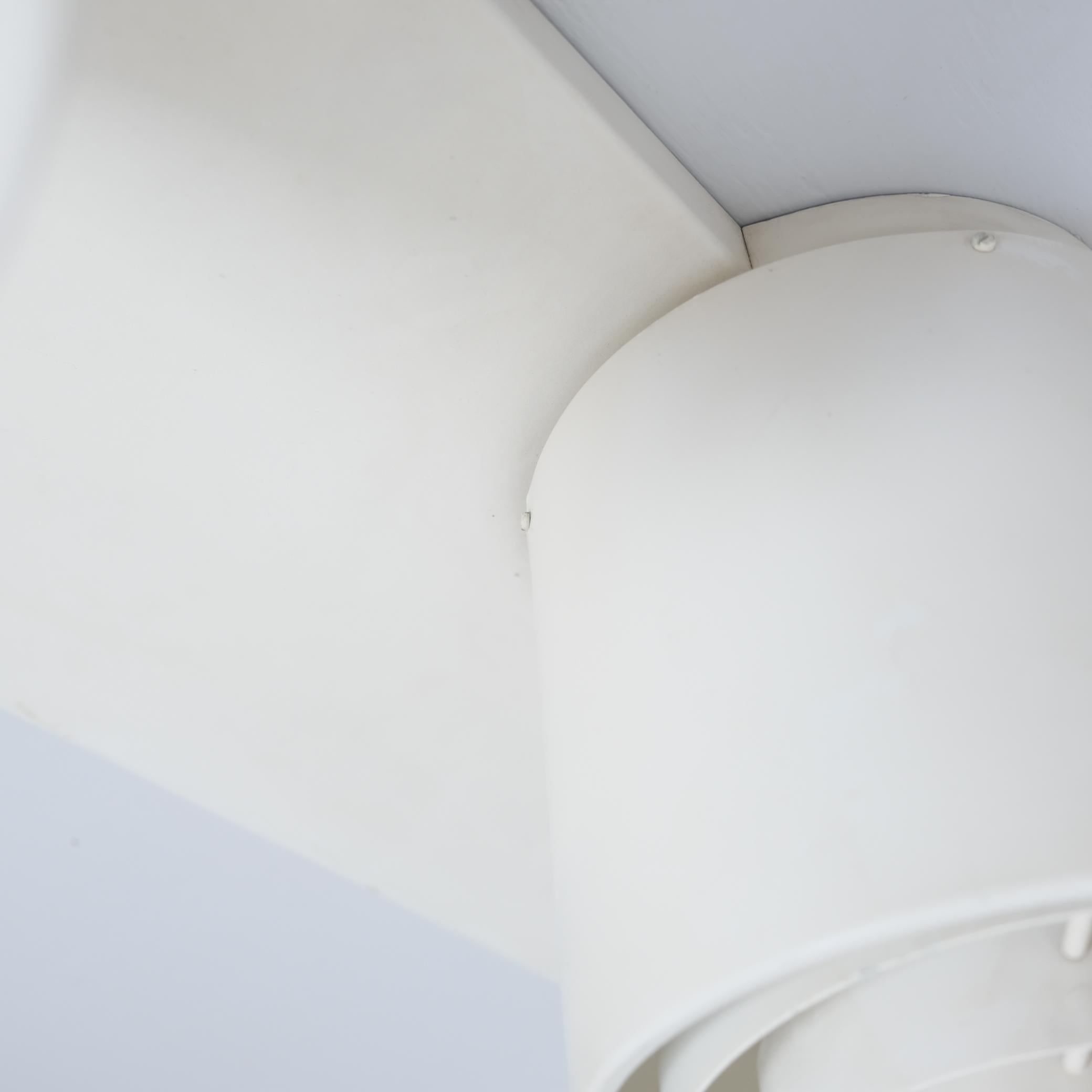 Natural White Alvar Aalto Ceiling Lamp for Stora Enso Headquarters, Idman 1960s For Sale 4