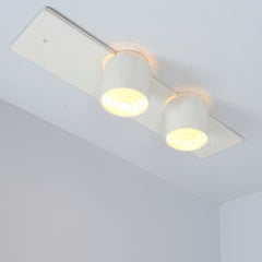 Lampada da soffitto di colore bianco naturale di Alvar Aalto per la sede centrale di Stora Enso, Idman 1960