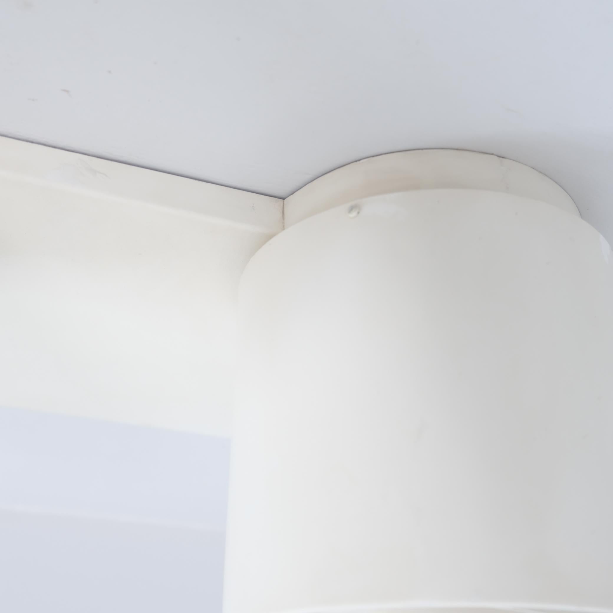 Natural White Alvar Aalto Ceiling Lamp for Stora Enso Headquarters, Idman 1960s For Sale 1