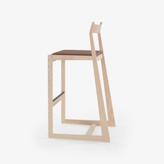 Natural White Ash Lineground no. 2 Counter Stool by SKRAM