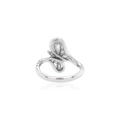 Natural White Diamond Platinum Cocktail Ring