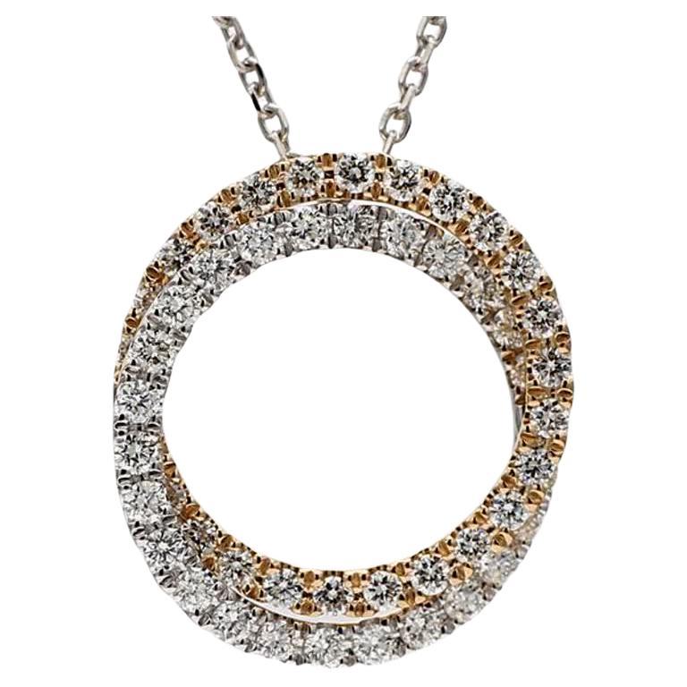RareGemWorld's classic diamond pendant. Mounted in a beautiful 14K Yellow and White Gold setting with natural round white diamond melee. This pendant is guaranteed to impress and enhance your personal collection.

Total Weight: 1.25cts

Length x