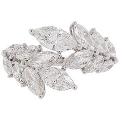 HYT Natural White Diamond Ring in Platinum