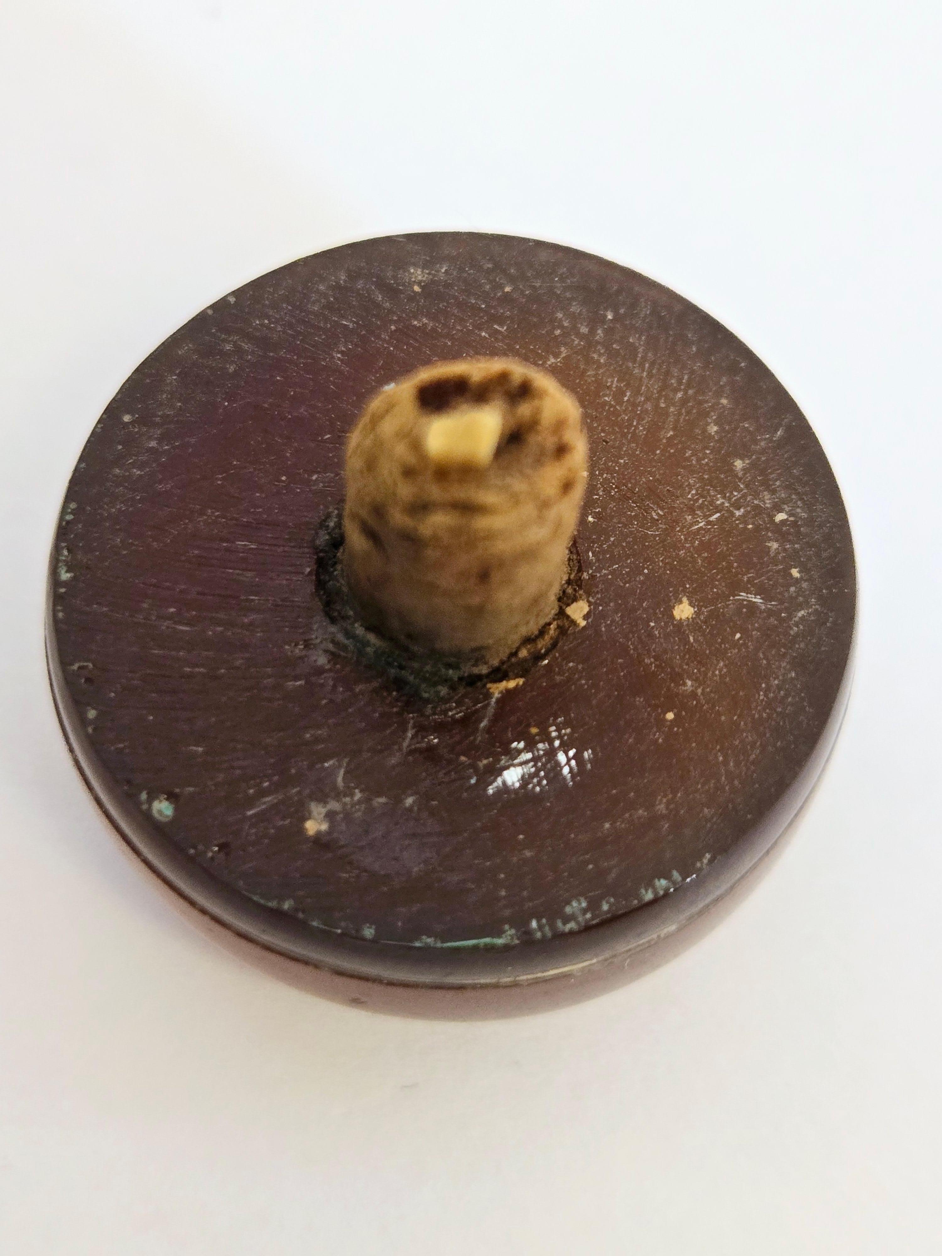 Flacon à priser en jade blanc naturel et agate en vente 3