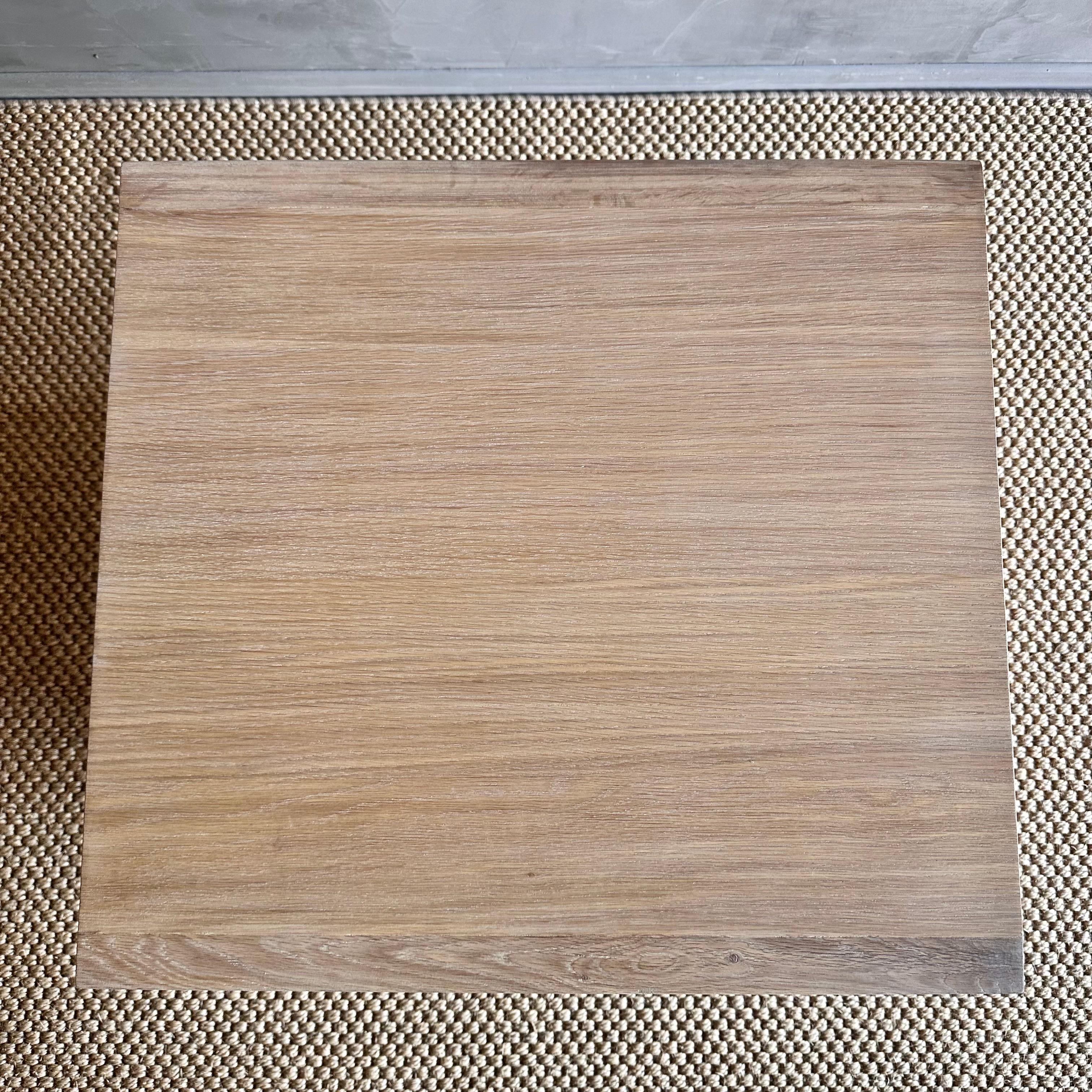 Natural White Oak 3 Drawer Nightstand with Soft Close Drawers For Sale 4