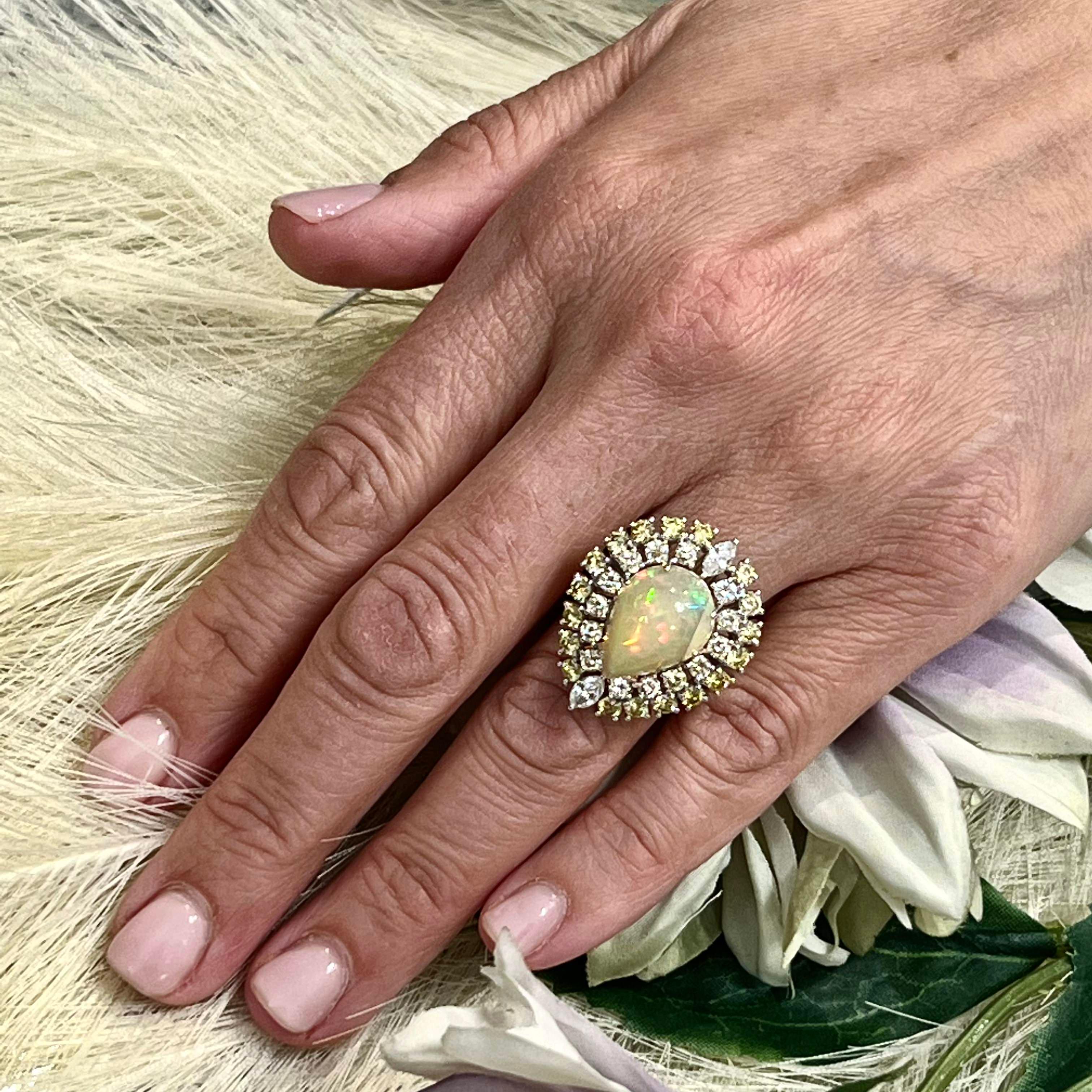 Natürliche fein facettiert Qualität weißer Opal Diamant Ring 14k Gold 11 TCW GIA  Zertifiziert $12,950 210739

Dies ist ein einzigartiges, maßgeschneidertes, glamouröses Schmuckstück!

Nichts sagt mehr 