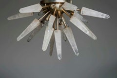 Natural White Quartz Sputnik, Small Iconic Pendant Lamp