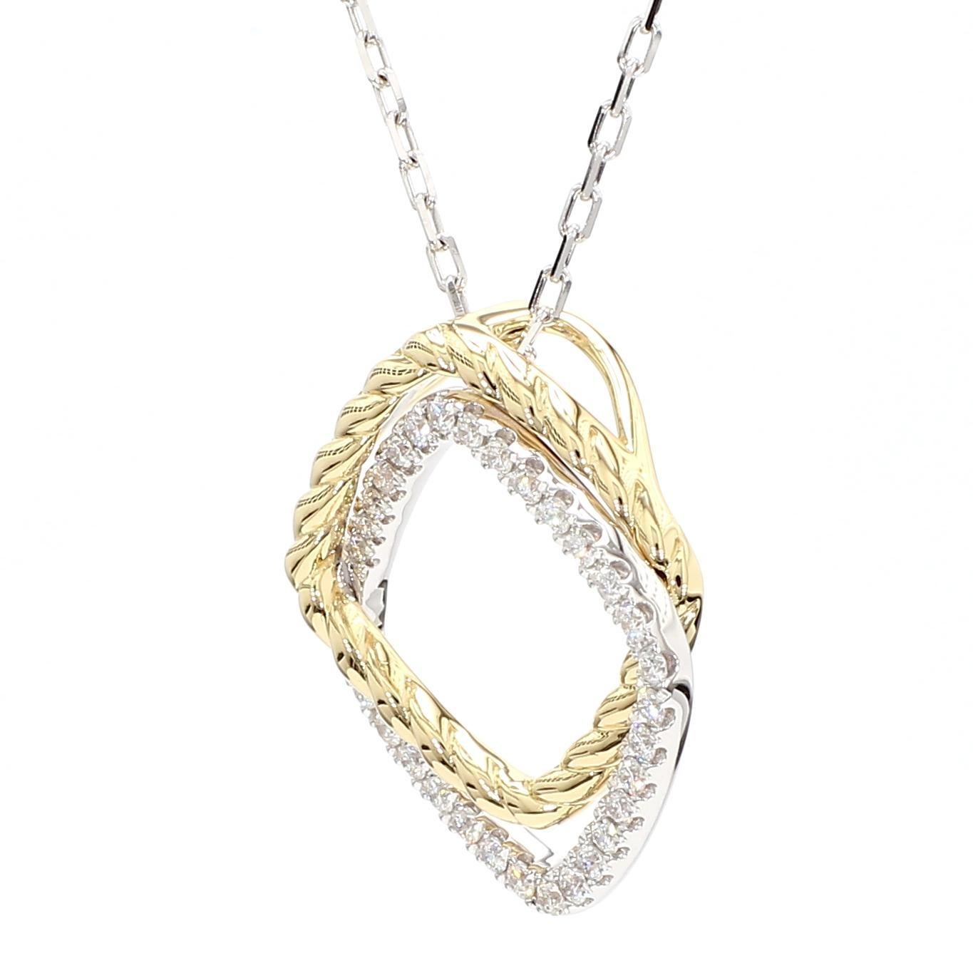 Le magnifique pendentif en diamant de Raregemworld. Monté dans une belle monture en or jaune et blanc 18K avec un mélee de diamants blancs ronds naturels. Ce pendentif est garanti pour impressionner et enrichir votre collection personnelle.

Poids