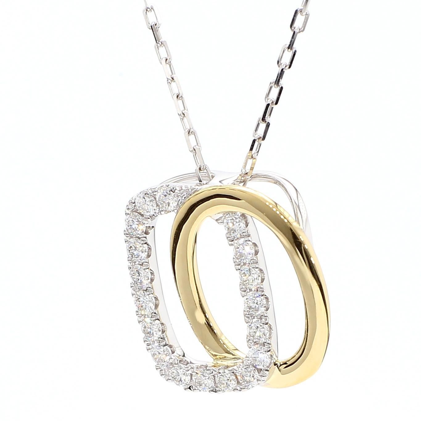 Le magnifique pendentif en diamant de Raregemworld. Monté dans une belle monture en or jaune et blanc 18K avec un mélee de diamants blancs ronds naturels. Ce pendentif est garanti pour impressionner et enrichir votre collection personnelle.

Poids