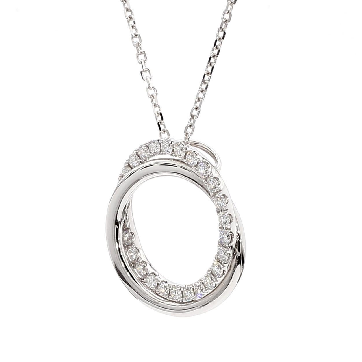 Le pendentif classique en diamant de Raregemworld. Monté dans une belle monture en or blanc 18 carats avec un mélee de diamants blancs ronds naturels. Ce pendentif est garanti pour impressionner et enrichir votre collection personnelle.

Poids total