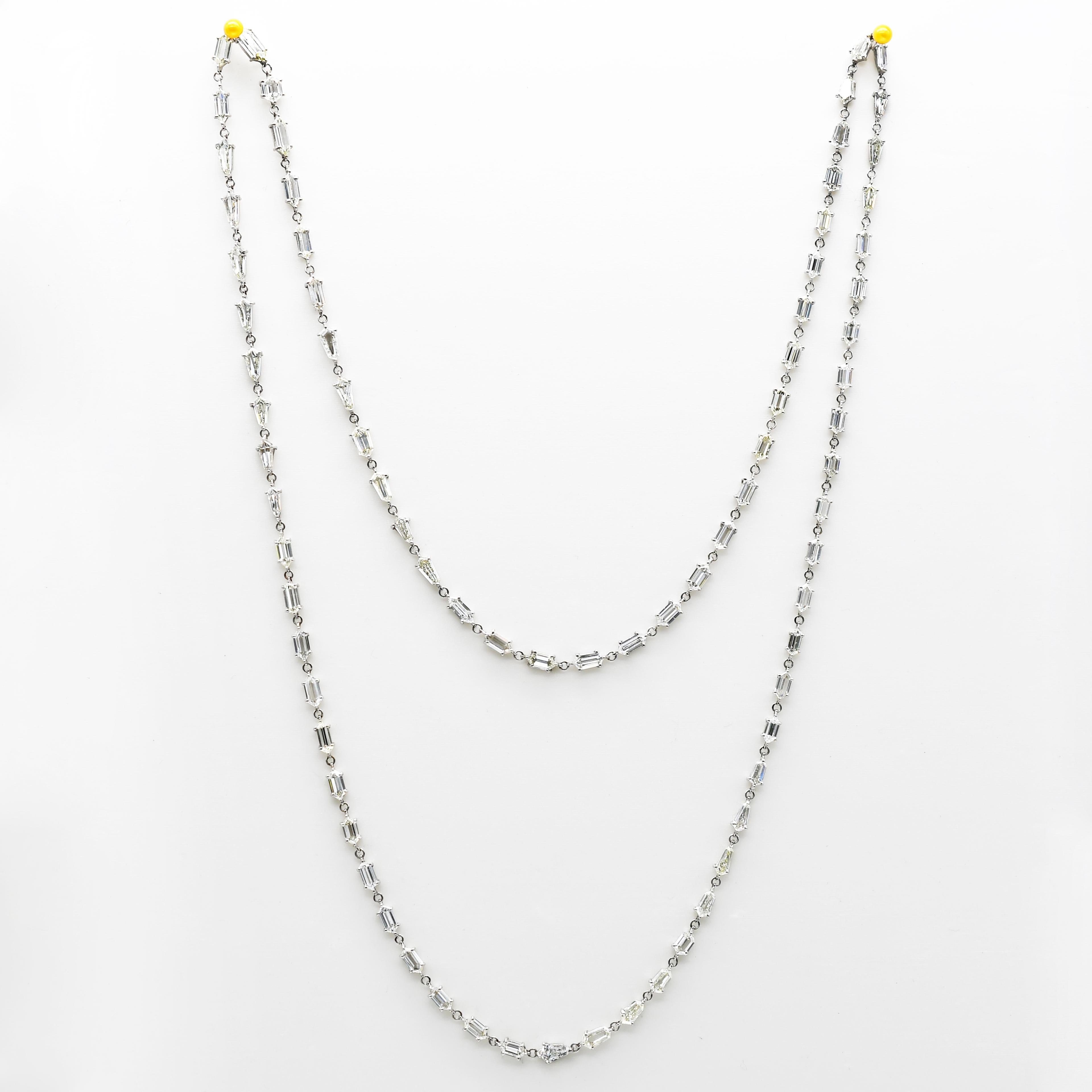 white gold sparkle chain