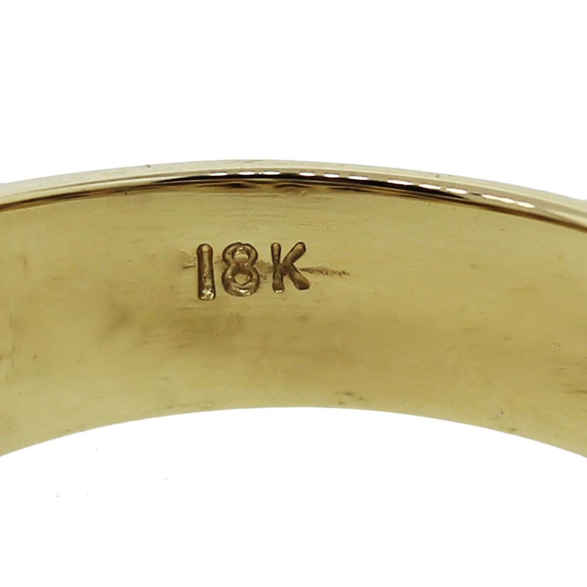Natural White & Yellow Multi-Shape 18-Karat Diamond Ring In Stock In Excellent Condition For Sale In Boca Raton, FL