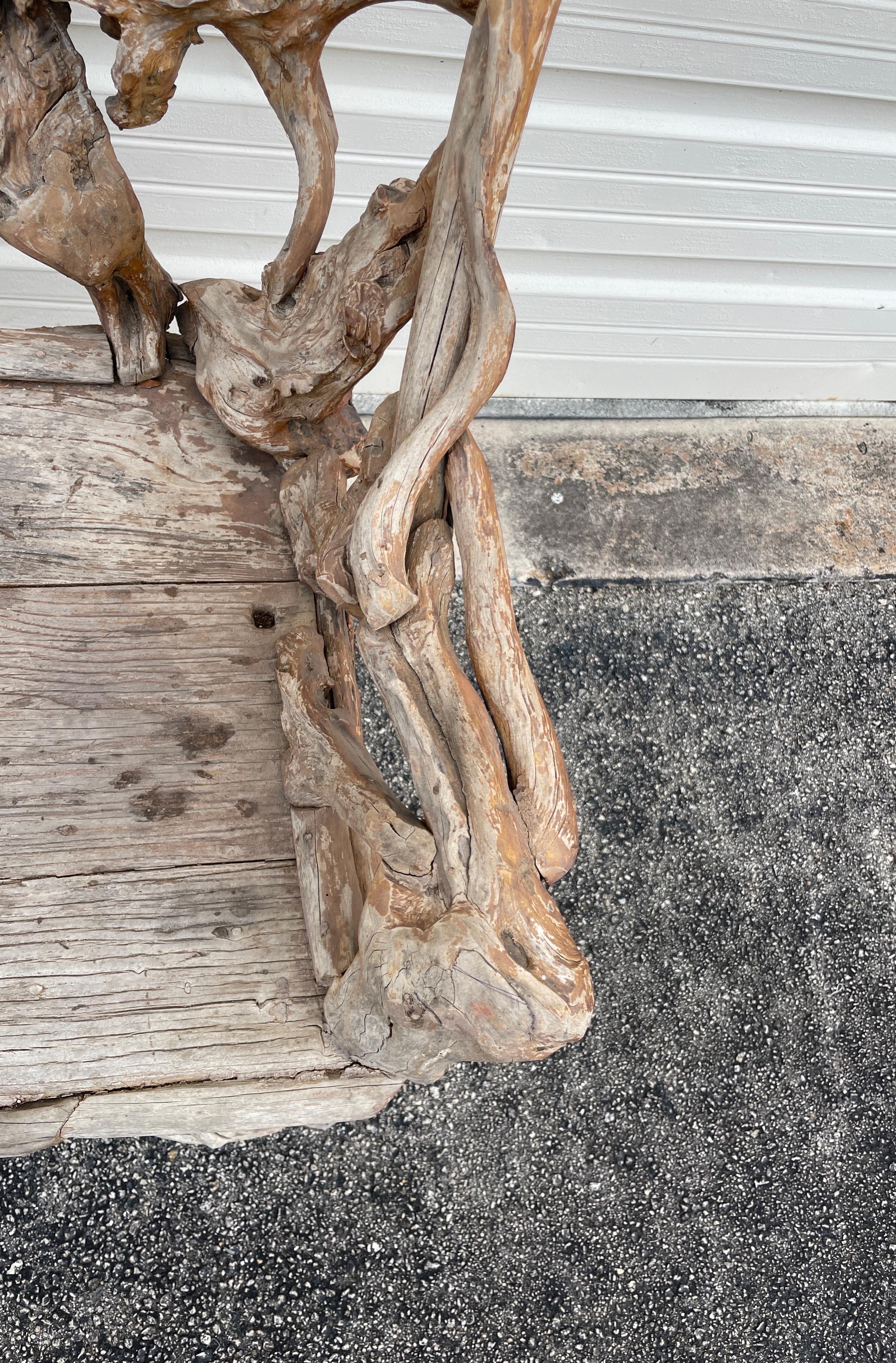 Branch-Stuhl aus Naturholz (amerikanisch) im Angebot