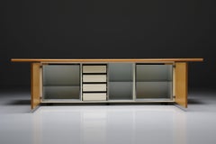 Natural Wood Credenza by Giotto Stoppino for Acerbic, Italy, 1977