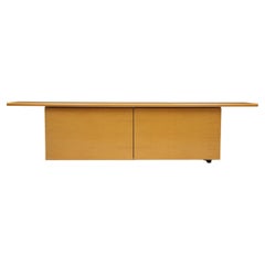 Retro Natural Wood Credenza by Giotto Stoppino for Acerbic, Italy, 1977