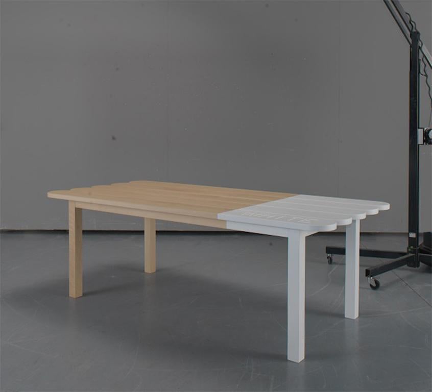 Natural Wood Dining Table by Tiago Curioni In New Condition For Sale In Sao Paulo, SP