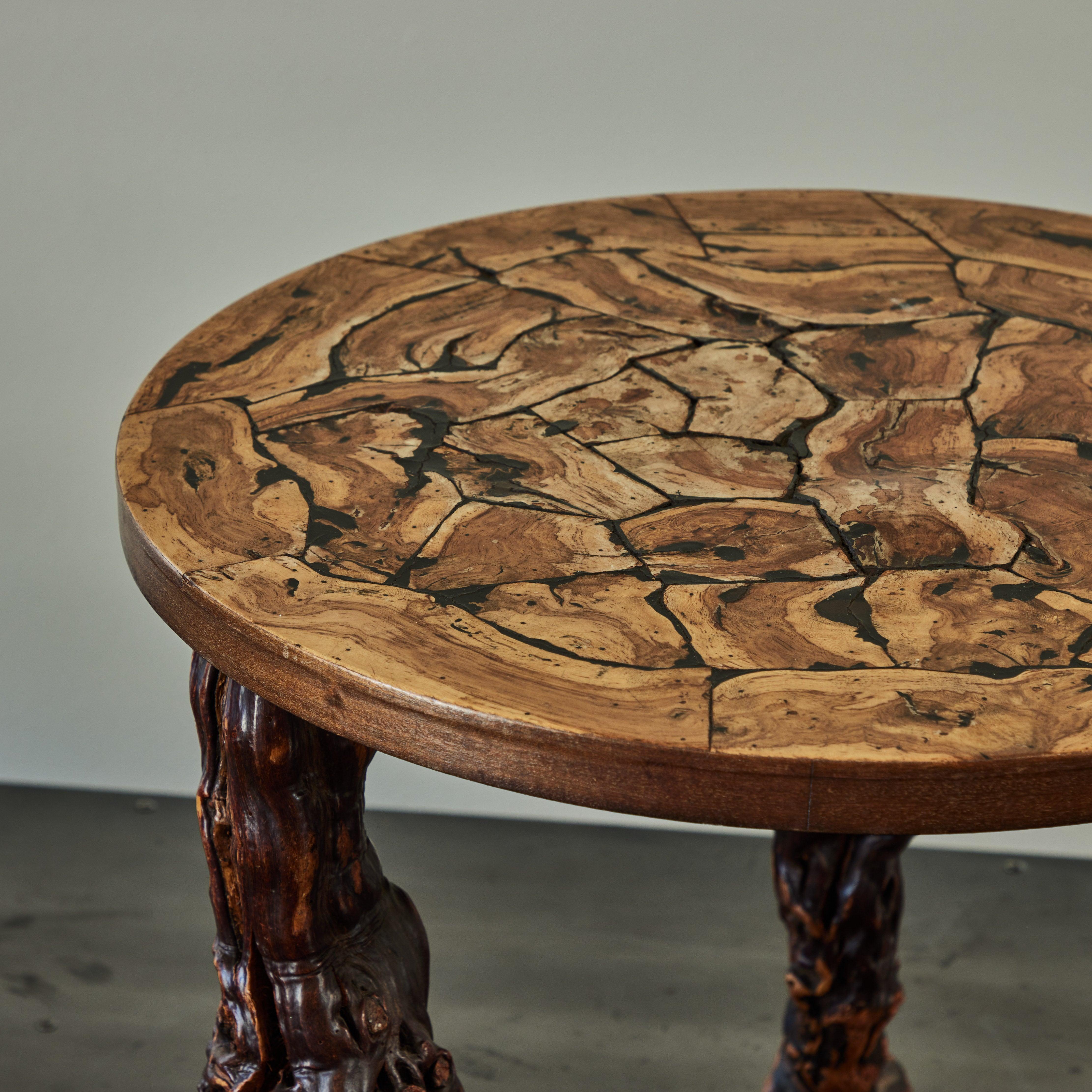 20th Century Natural Wood Occasional Table