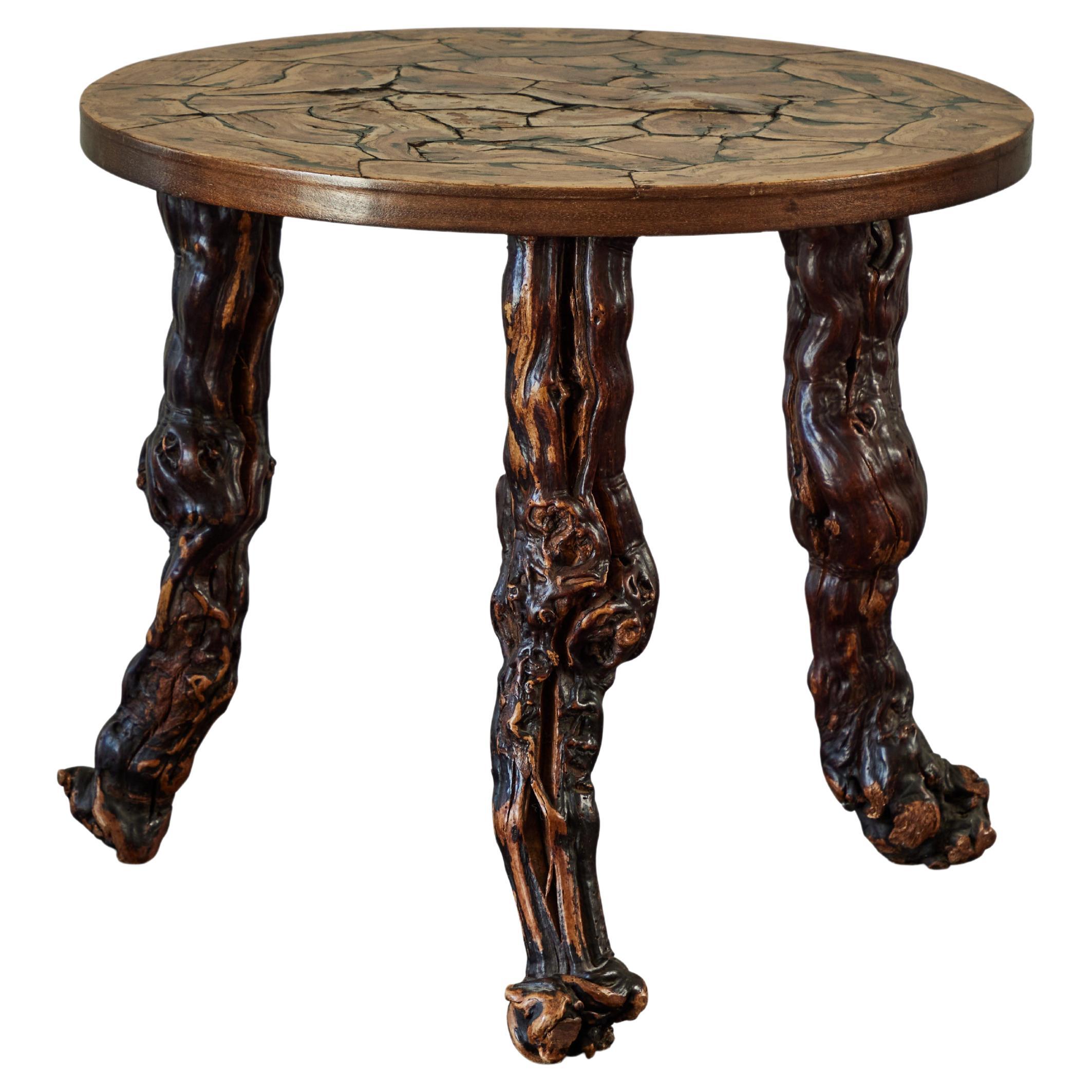 Natural Wood Occasional Table
