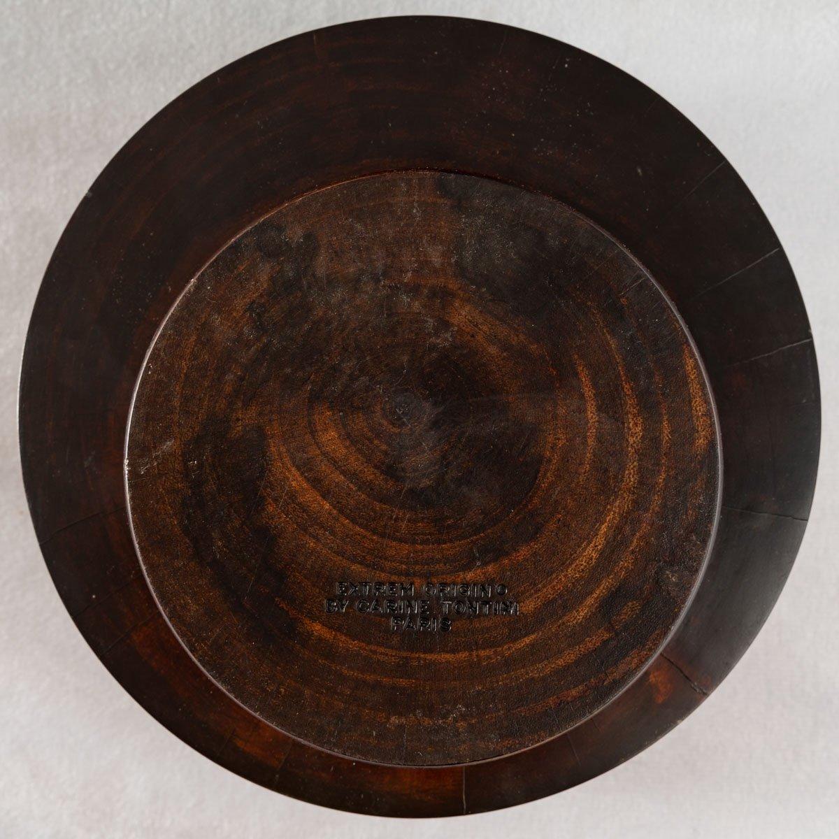 Natural Wood Pot - Carine Tontini - XXth Century - Circa: 1994 For Sale 2