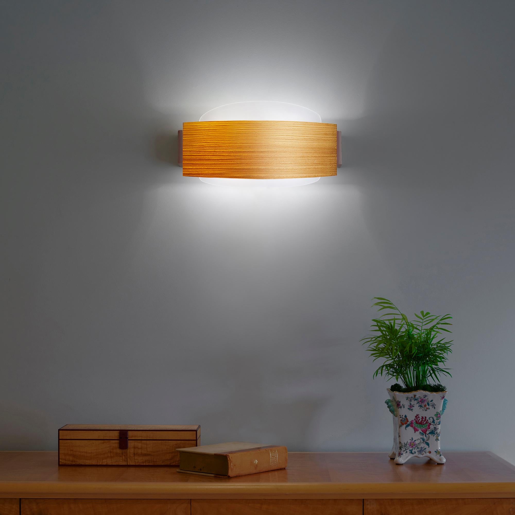Natural Wood Sconce Limited-Edition Cypress For Sale at 1stDibs