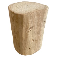 Natural Wood Side Table Stump