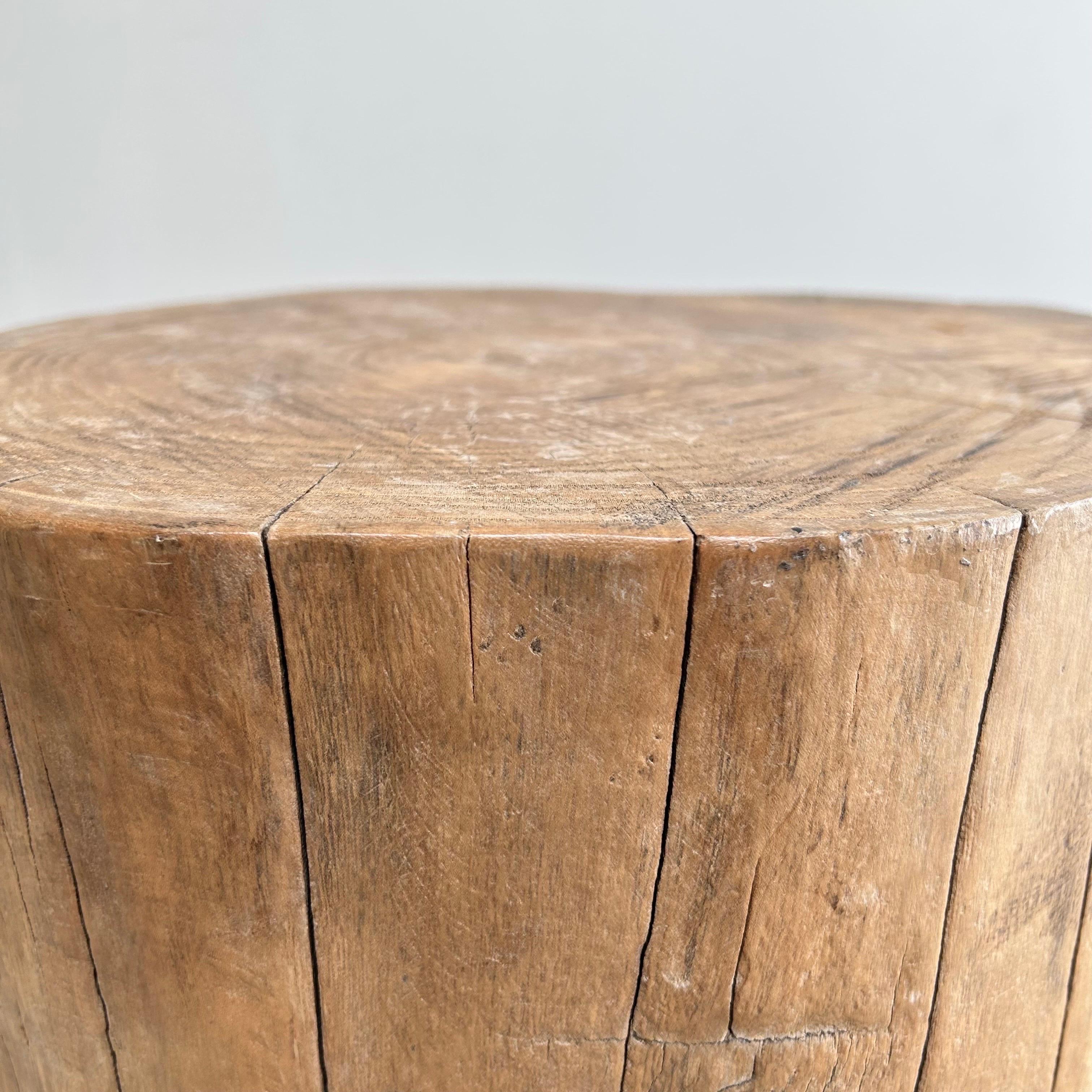 Natural Wood Stump Side Table or Stool 5