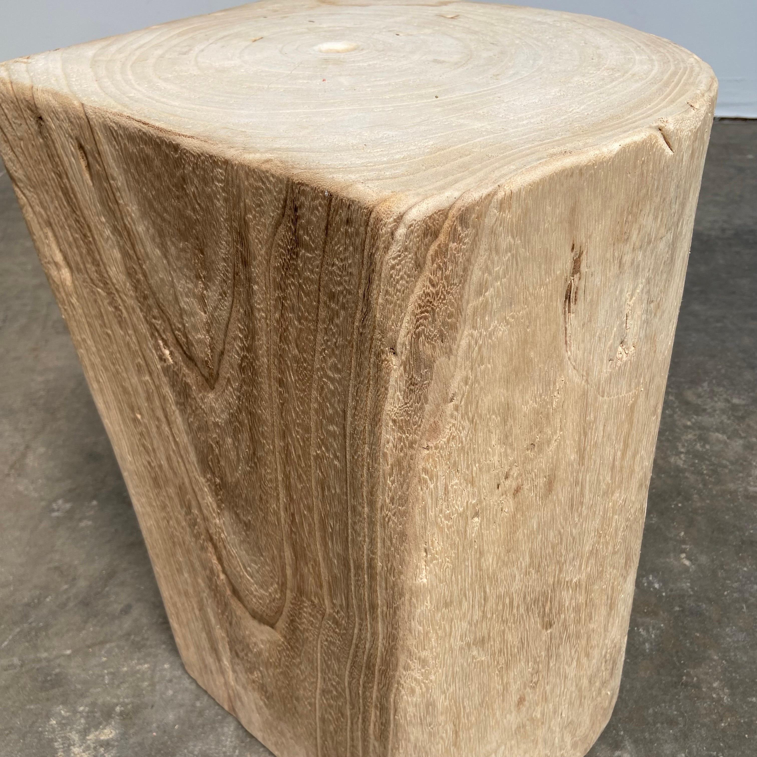 Natural Wood Stump Side Table or Stool 2