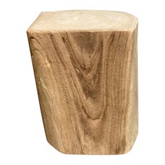 Natural Wood Stump Side Table or Stool