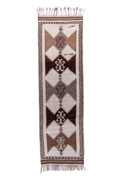 Natural Wool Field Vintage Kars Runner