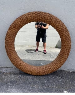 Naturgewebter Seegras-Spiegel